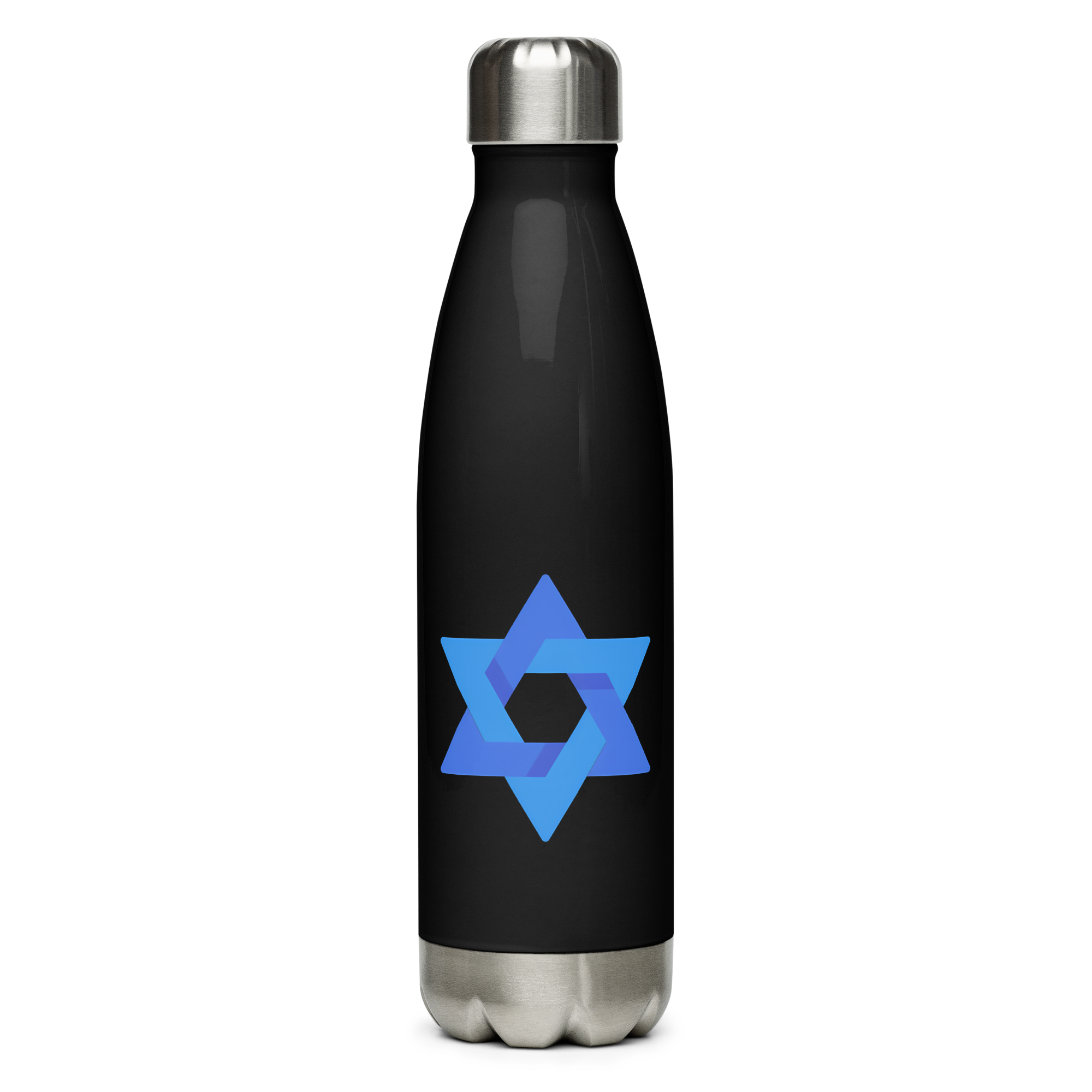 Star of David Stainless Steel Water Bottle | Hebrew Jewish Pride