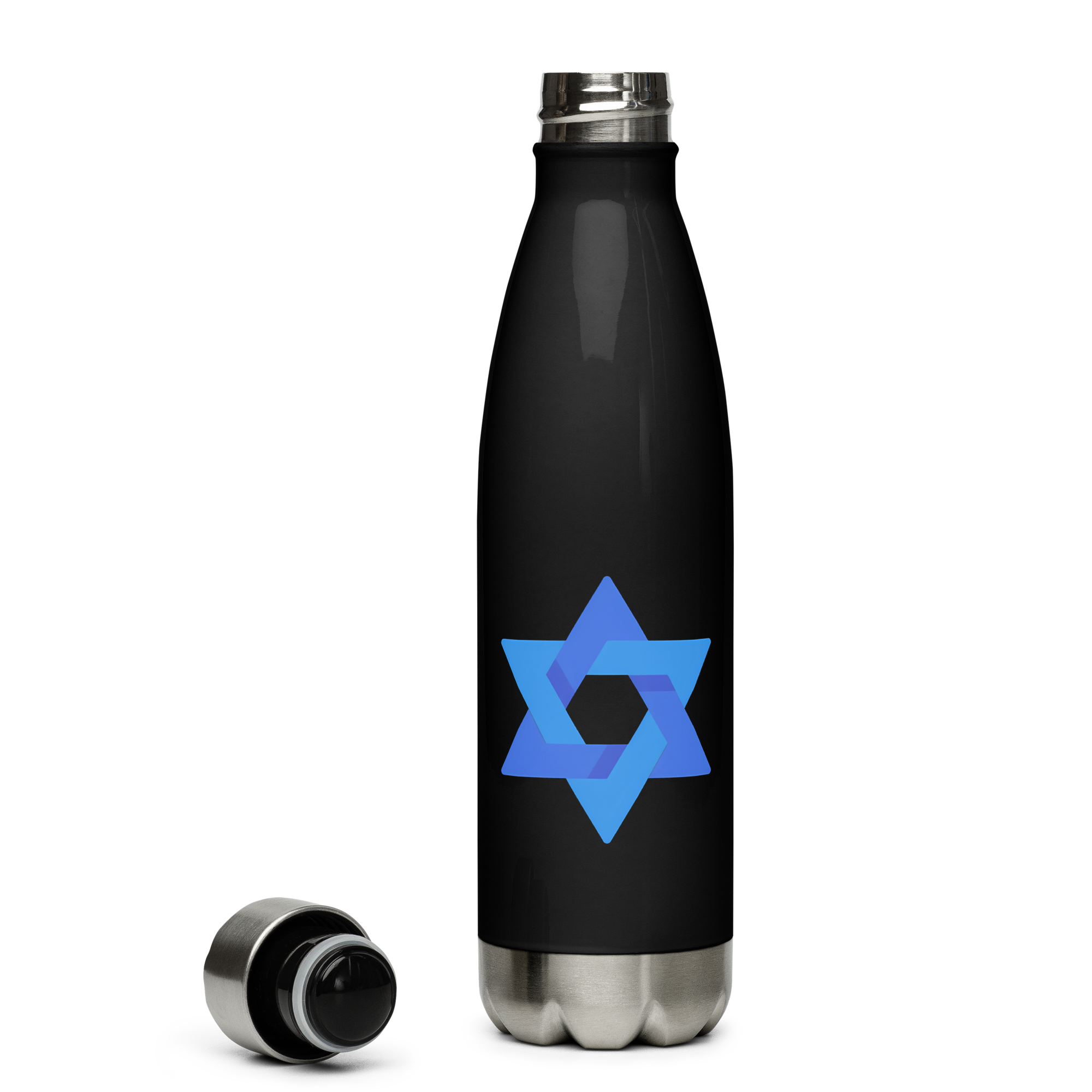 Star of David Stainless Steel Water Bottle | Hebrew Jewish Pride