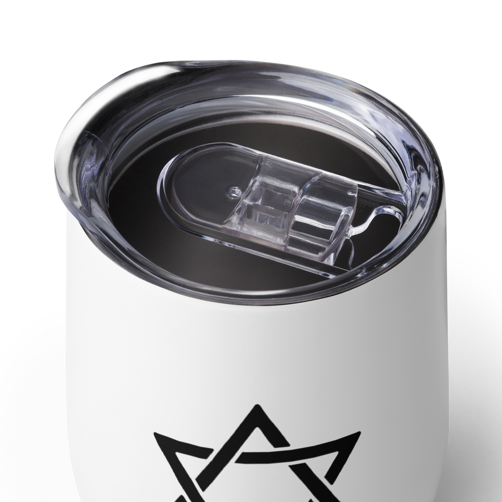 Star of David Wine Tumbler | Celebration of Life & Hope