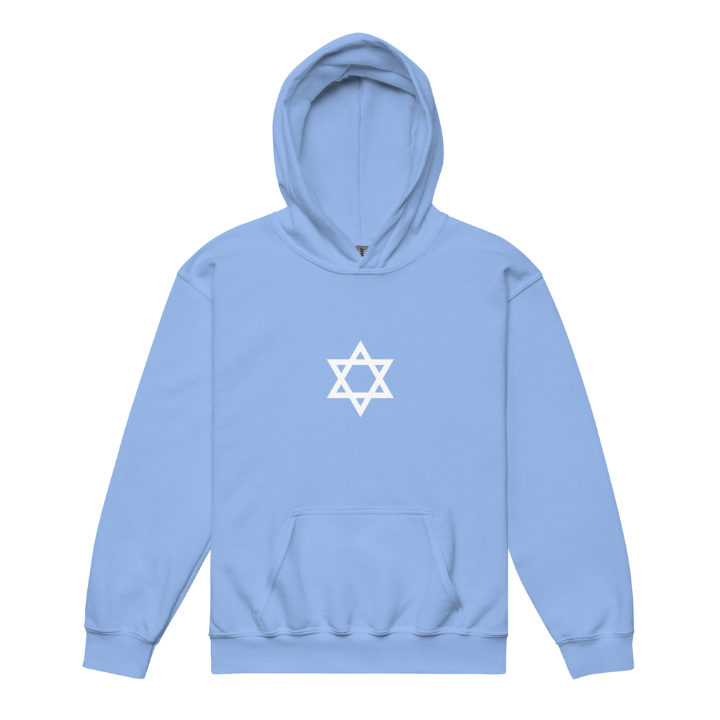 Star of David Youth Heavy Blend Hoodie | Hebrew Jewish Pride