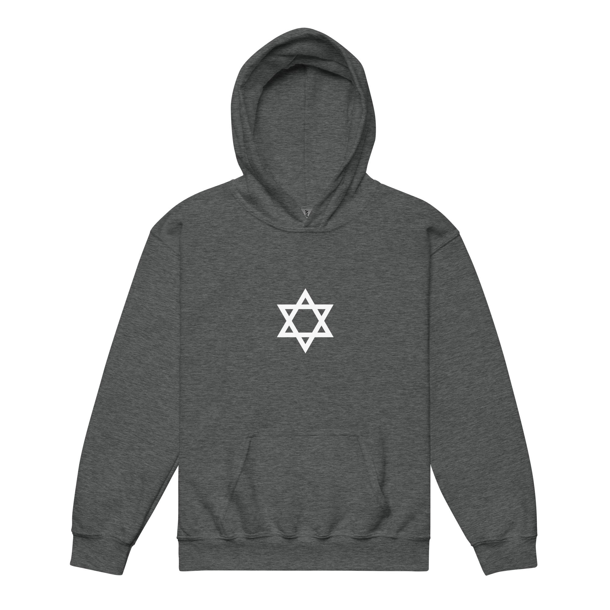 Star of David Youth Heavy Blend Hoodie | Hebrew Jewish Pride