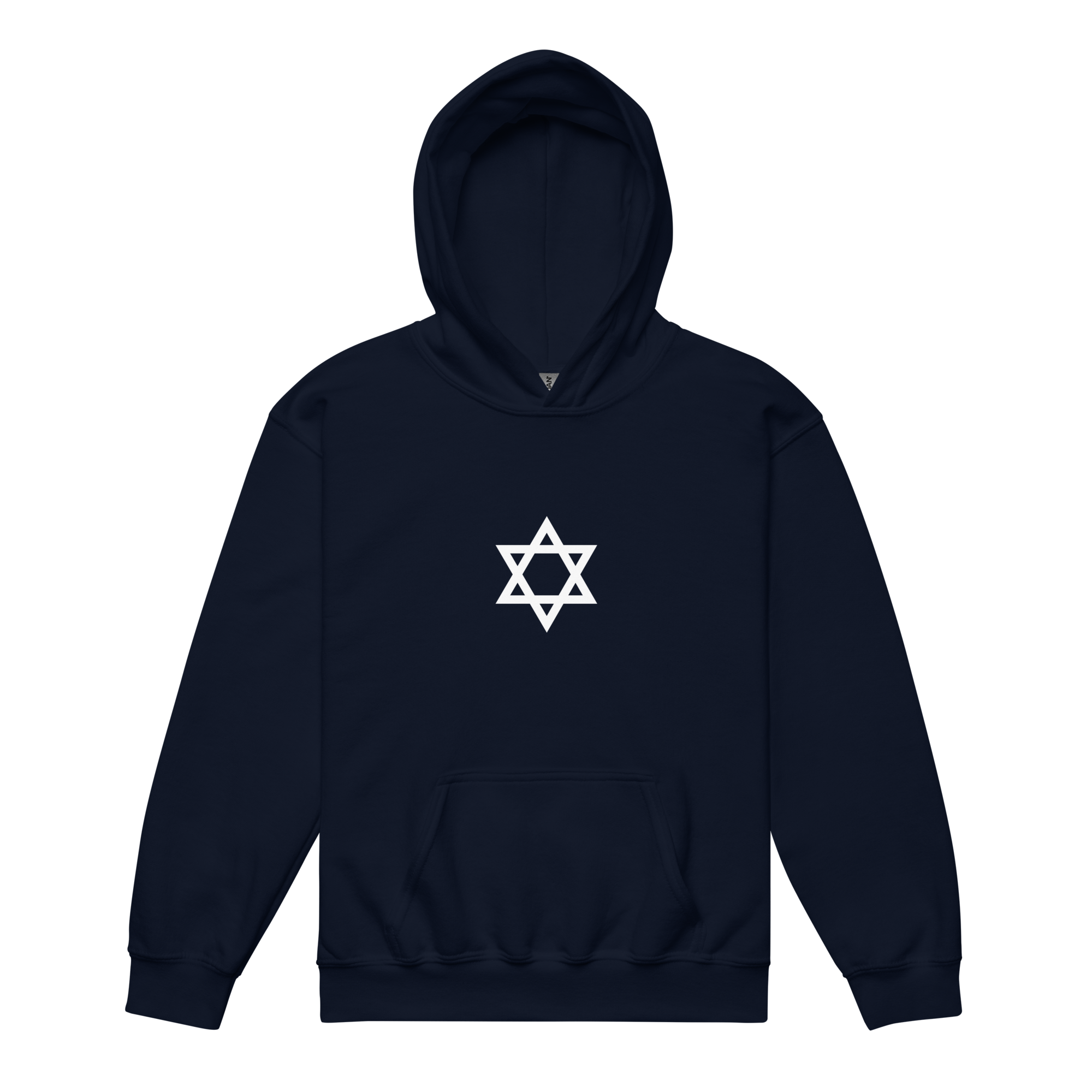 Star of David Youth Heavy Blend Hoodie | Hebrew Jewish Pride